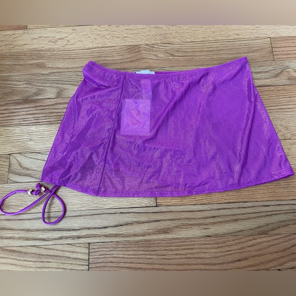 Savage X Fenty purple sheer skirt Size medium NWT - Picture 2 of 6